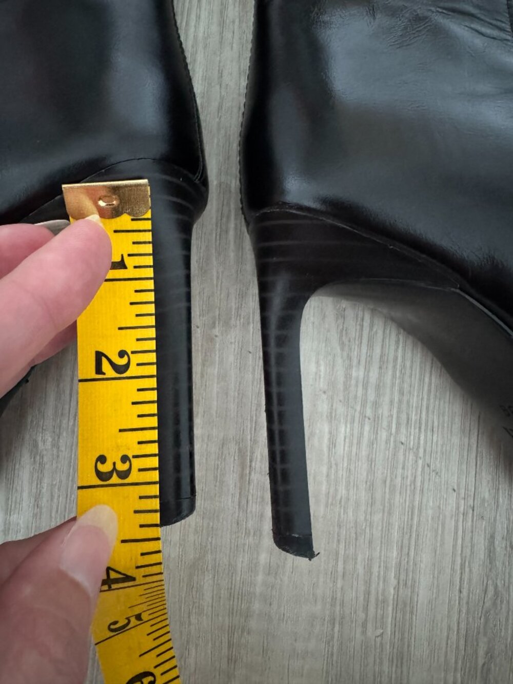 Zara Heeled Leather Boots Black – Size EU 39 / US 8 – New With Tags ✨ - Picture 14 of 16